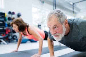 Older Athletes Working Out